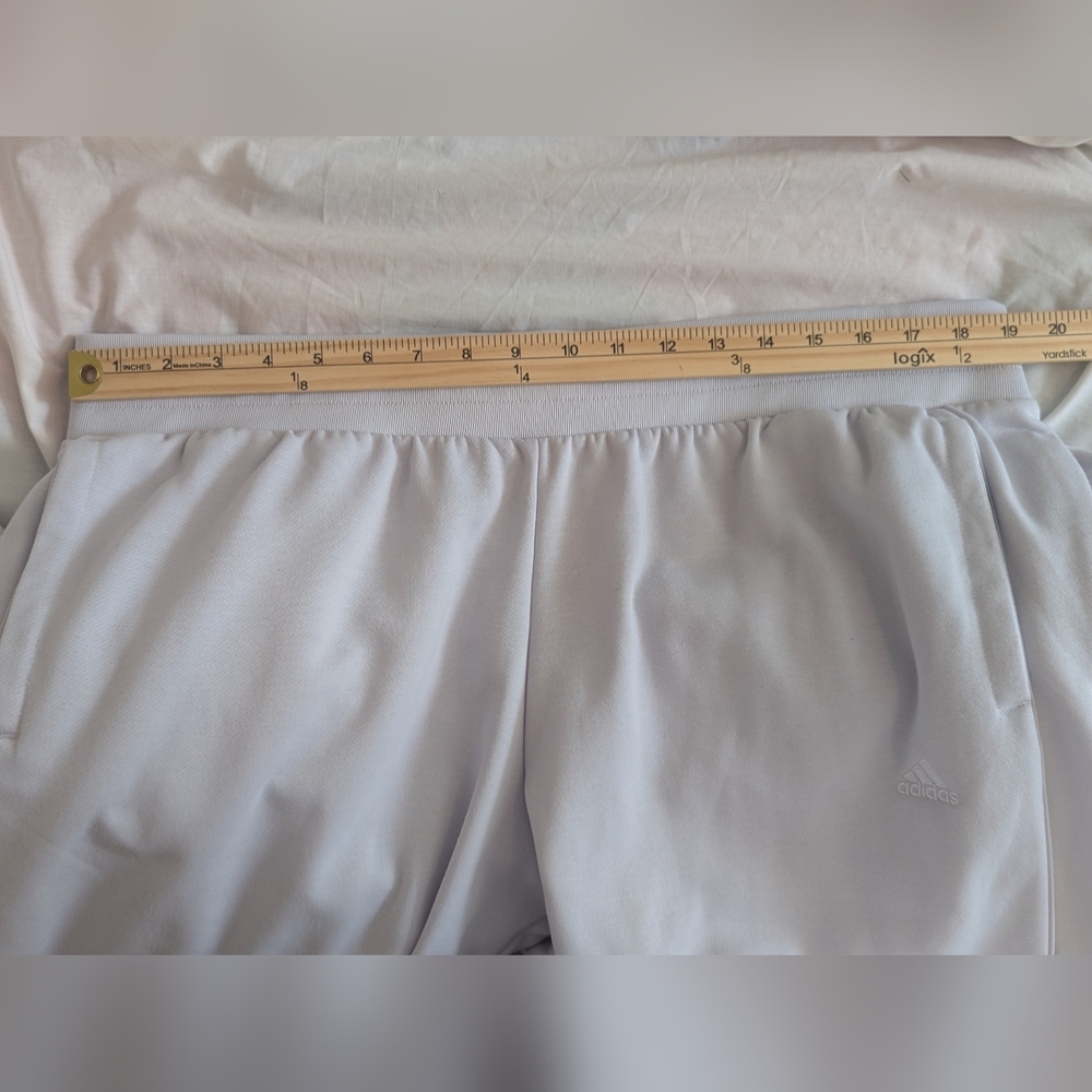 Adidas 2XL White Track Pants Two Side Pockets Street wear Gym Loungewear Sports - Picture 6 of 11